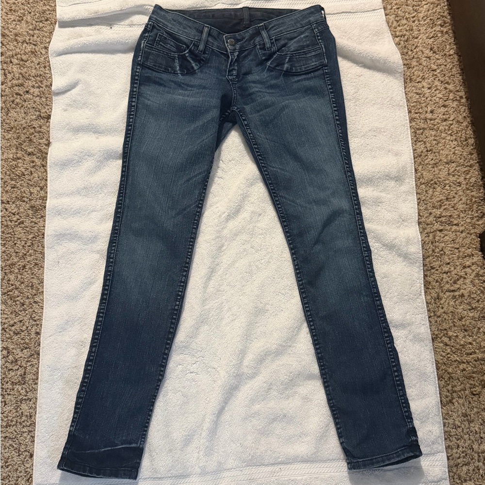 Stylish Blue Women's Straight Leg Jeans